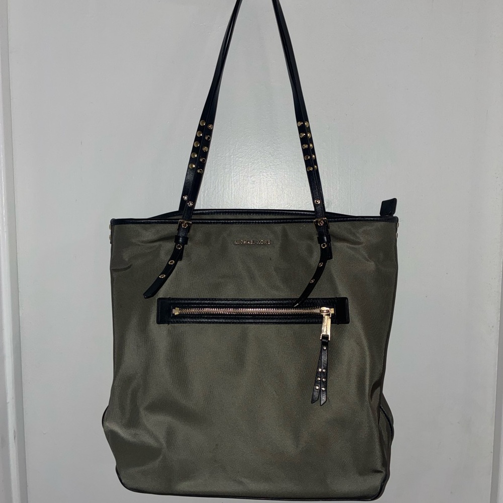 Michael Kors olive green tote bag - new
